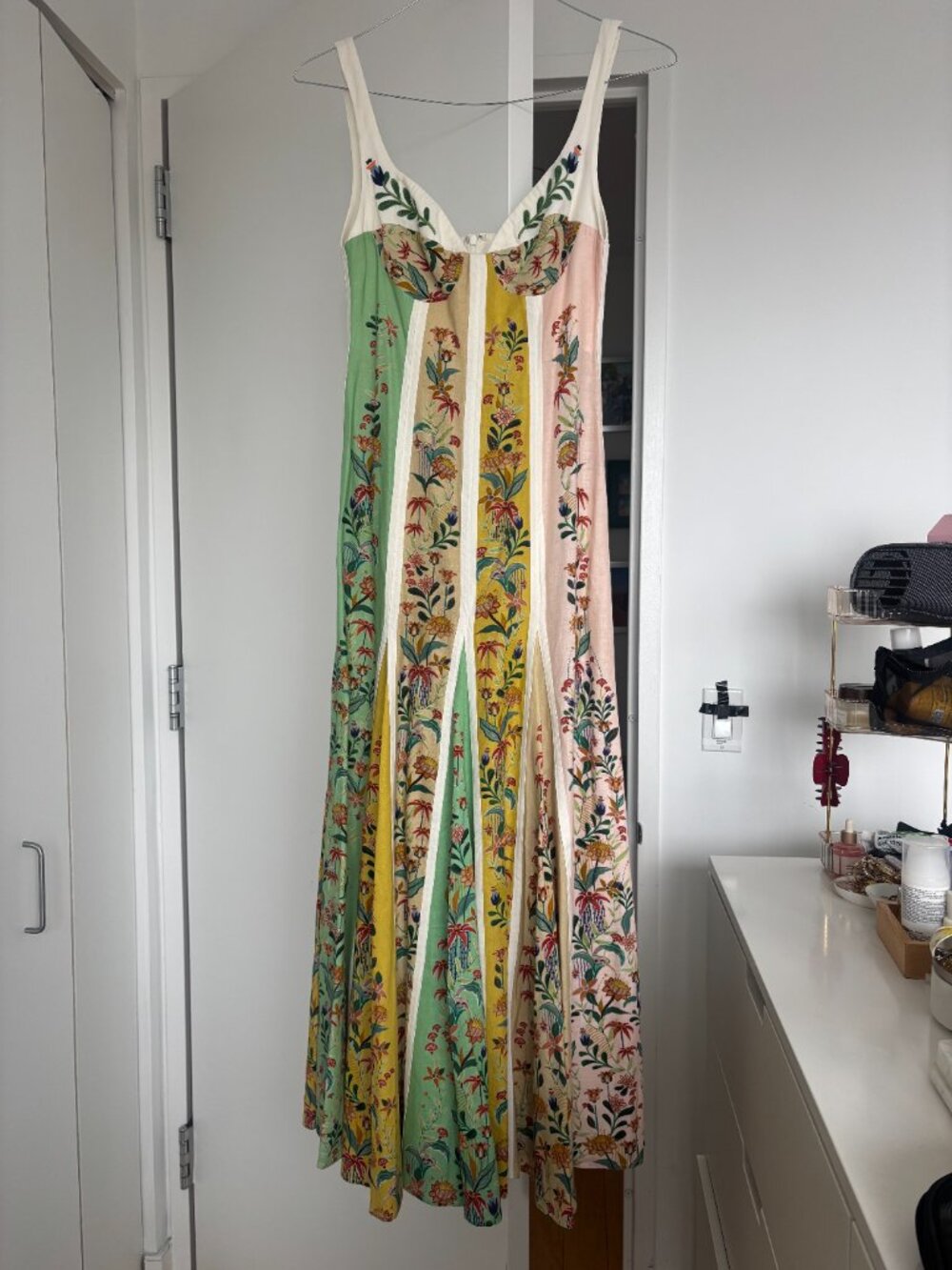 Farm Rio Floral Maxi Dress Ecovera Lenzing XS - Picture 3 of 4